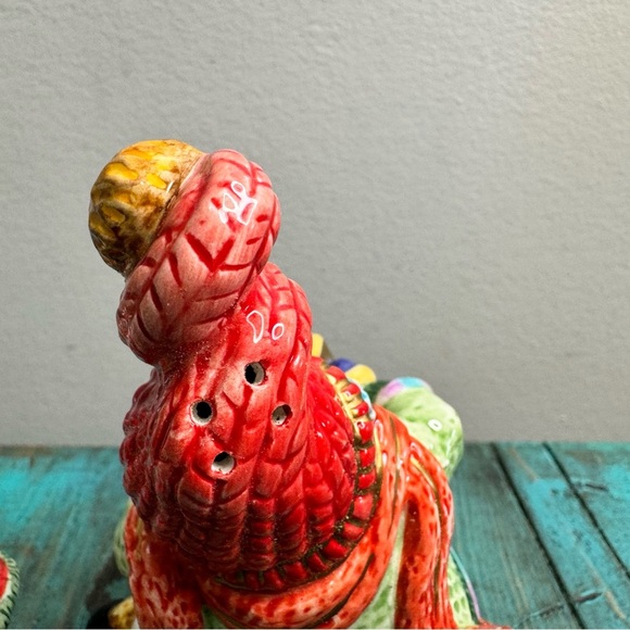 Fitz & Floyd Holiday Jamboree Snowman Salt & Pepper Shakers Christmas - Picture 10 of 16